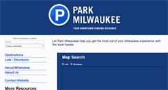Desktop Screenshot of parkmilwaukee.com